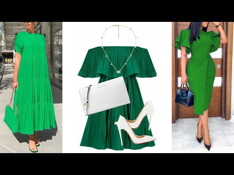 Los mejores accesorios para lucir con vestido verde esmeralda